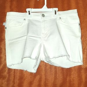 Worn Once! R&R White Denim Shorts